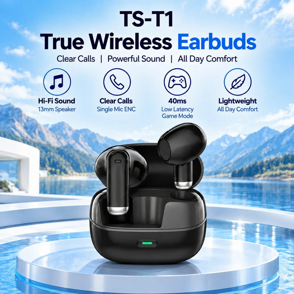 Imágenes del producto de los auriculares de TWS juego TS-T1 01