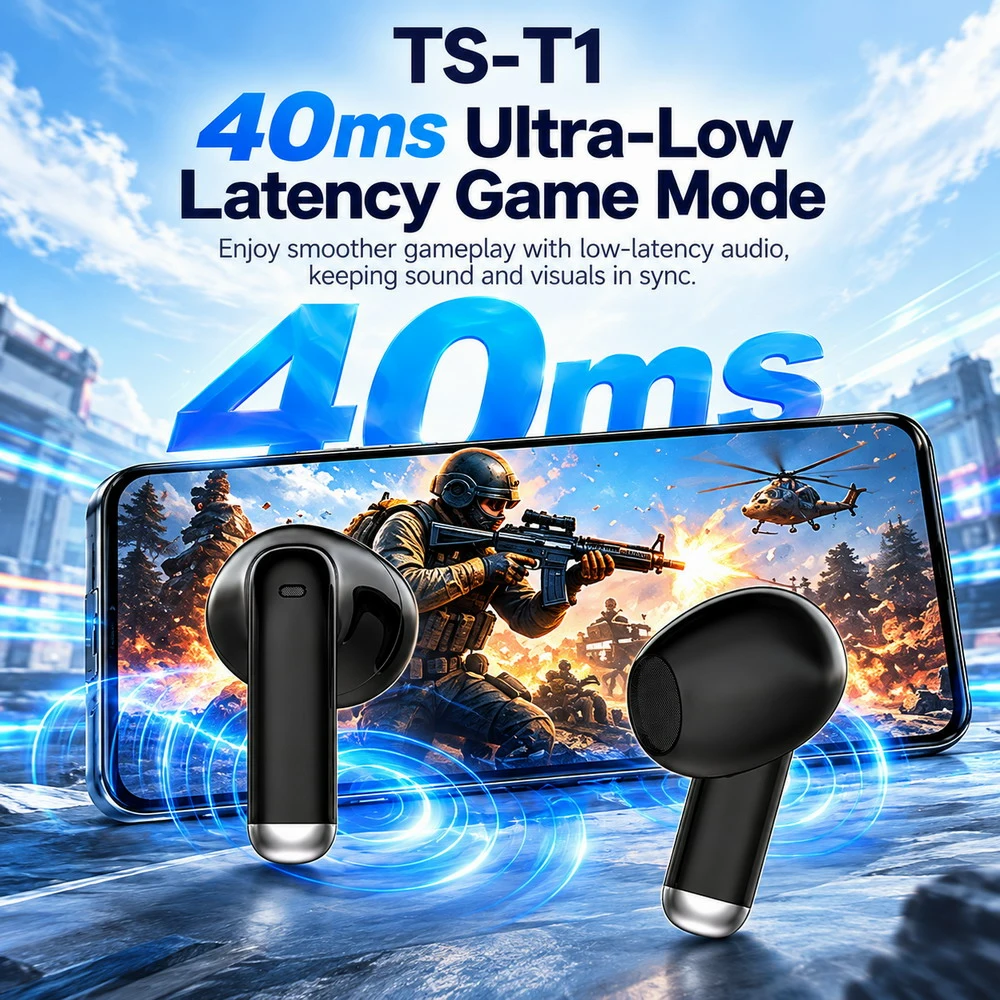 Imágenes del producto de los auriculares de TWS juego TS-T1 02
