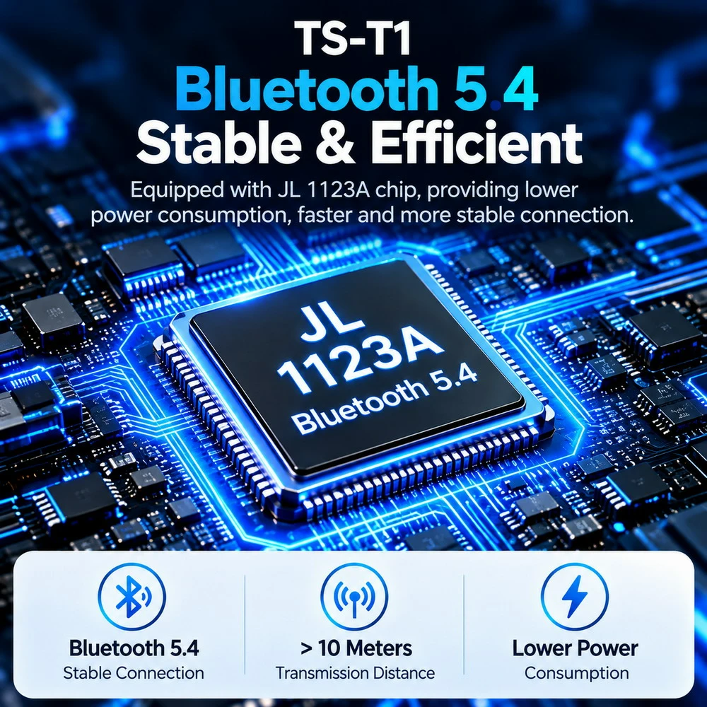 Imágenes detalladas del producto TS-T1 auriculares TWS gaming 05