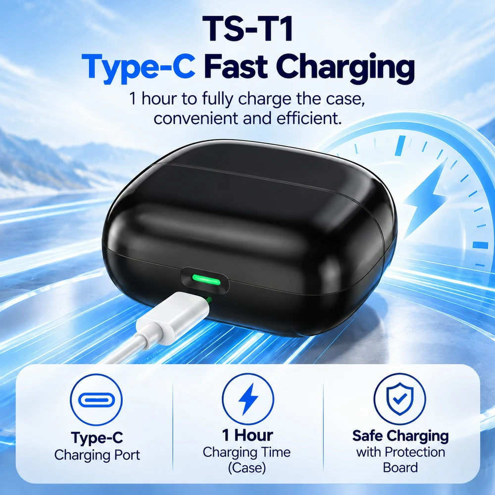 Imágenes del producto de los auriculares de TWS juego TS-T1 08